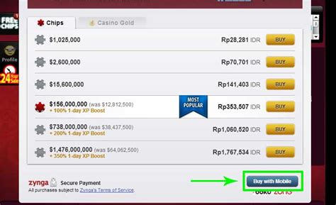 Beli Chip Poker Zynga Dengan Pulsa