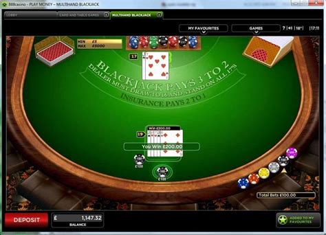 Blackjack Xchange 888 Casino