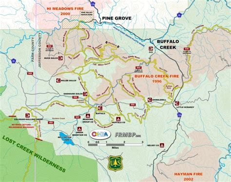 Buffalo Creek Blackjack Mapa Da Trilha