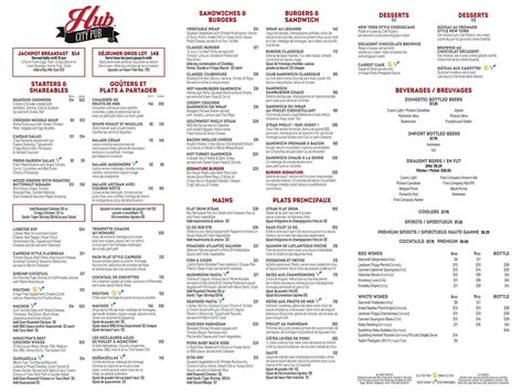 Casino Moncton Menu De Pequeno Almoco