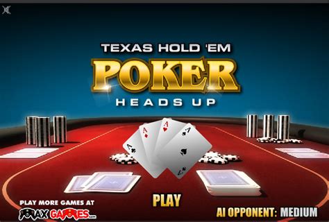 Desafio Heads Up   Texas Holdem Poker Maquina