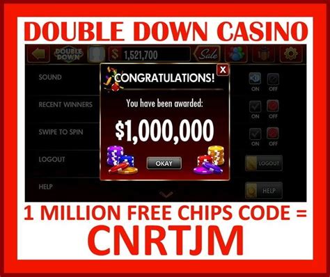 Double Down Casino Codes Para As Fichas Gratis