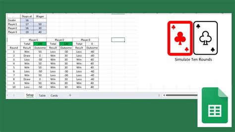Excel Blackjack Calculadora