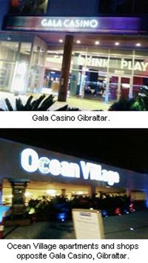 Gala Casino Gibraltar Menu