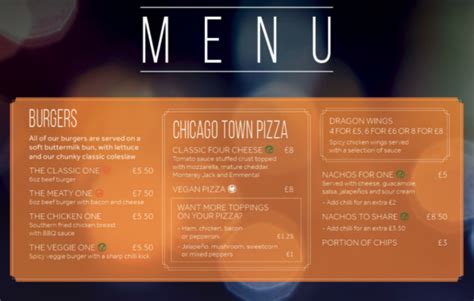 Genting Casino Southport Menu De Refeicoes