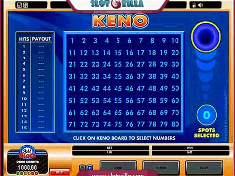 Instant Keno Slot - Play Online