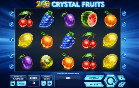 Jogar 243 Crystal Fruits Com Dinheiro Real