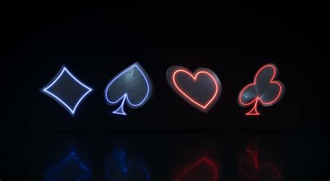 Neon Colorido Fichas De Poker