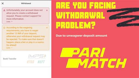 Parimatch Player Confronts Withdrawal Issues At