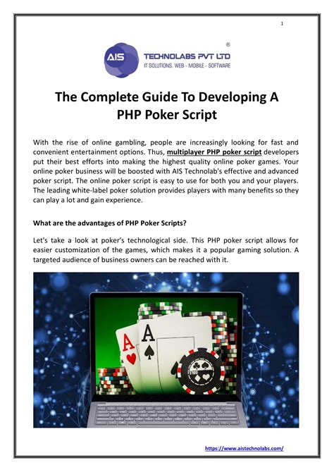 Php Poker Script De Download Gratis