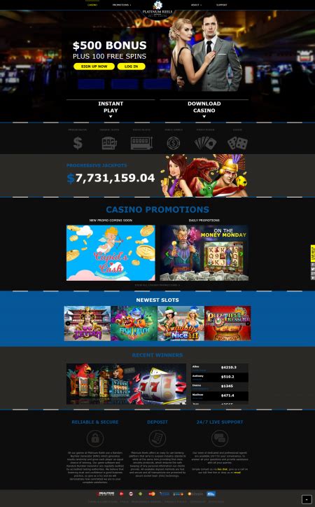 Platinum Reels Online Casino Download