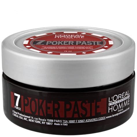 Poker Colar Loreal Hommes