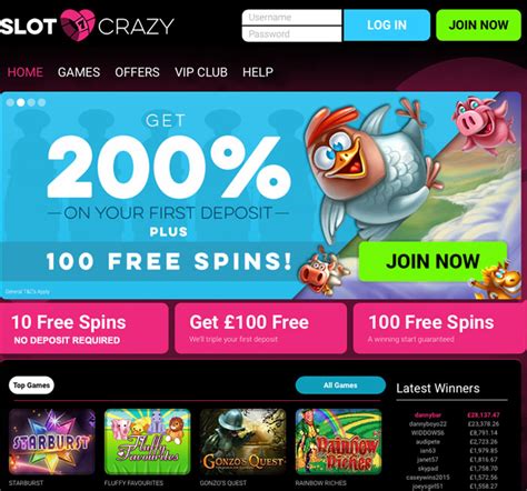 Slot Crazy Casino Login