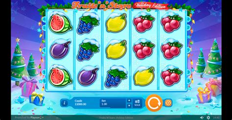 Slot Fruits And Stars Holiday Edition