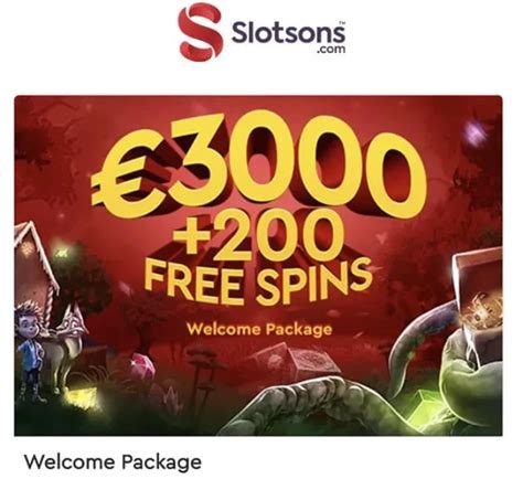 Slotsons Casino Bonus