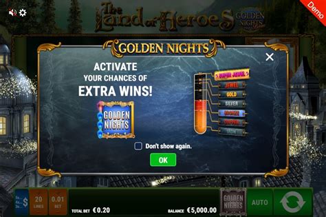 The Land Of Heroes Golden Nights Bonus Slot Gratis