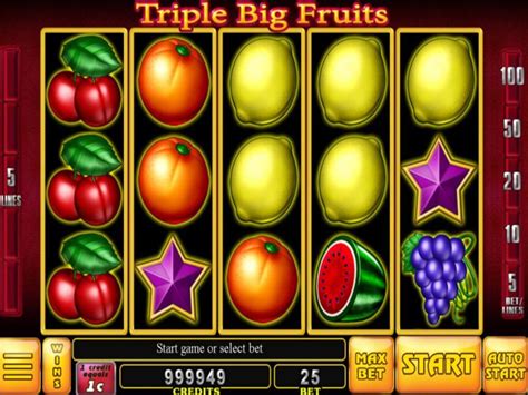 Triple Big Fruits Slot Gratis